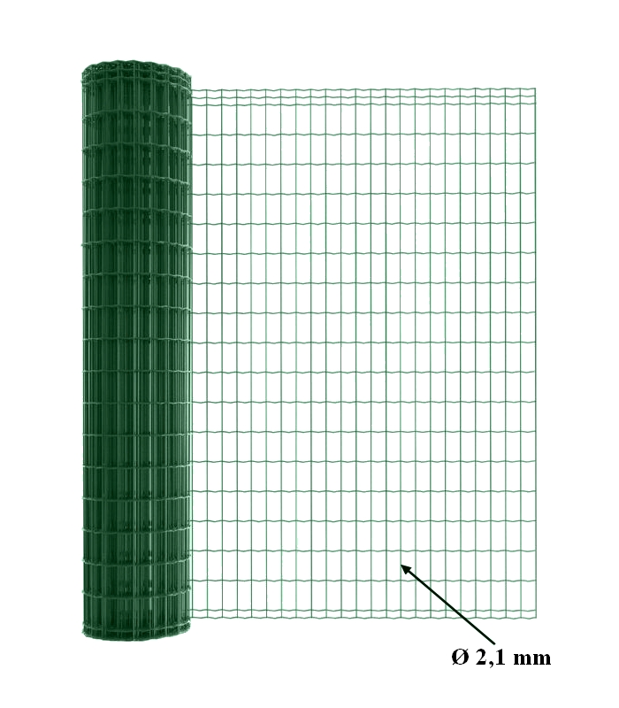 Grillage soudé fil 2,1 mm VERT